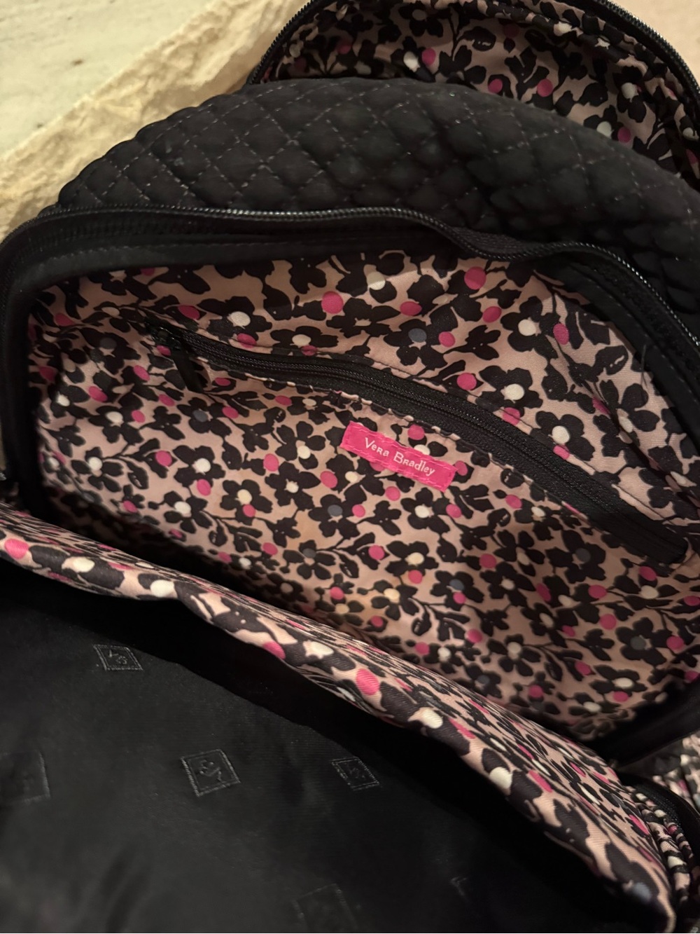 Like New Vera Bradley Backpack Diaper Bag - Picture 7 of 10